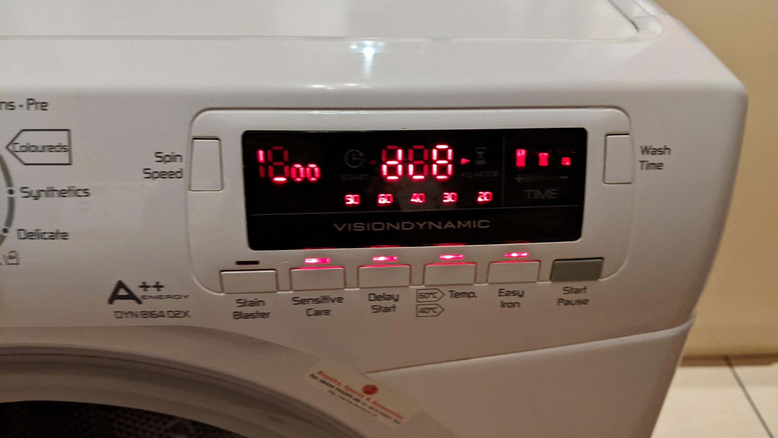 How to Fix Error E08 on Hoover Washing Machine